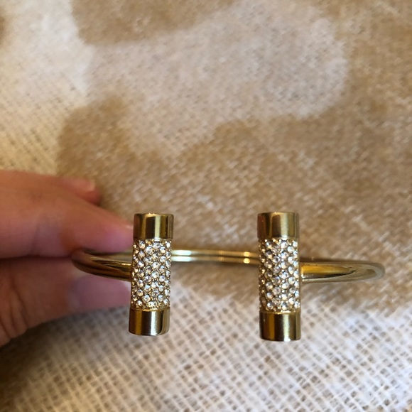 Michael Kors Gold Pave Bar Bracelet - Picture 2 of 3